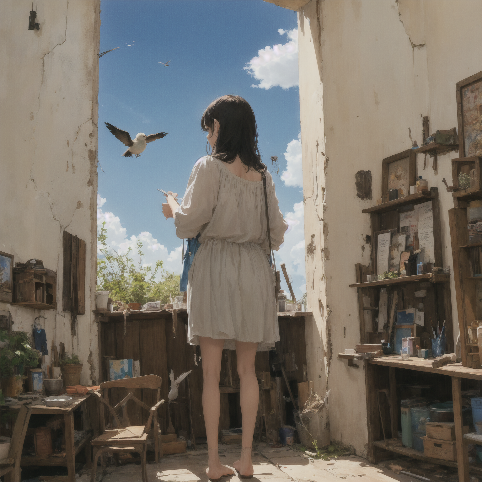 人物を描いたAIイラスト