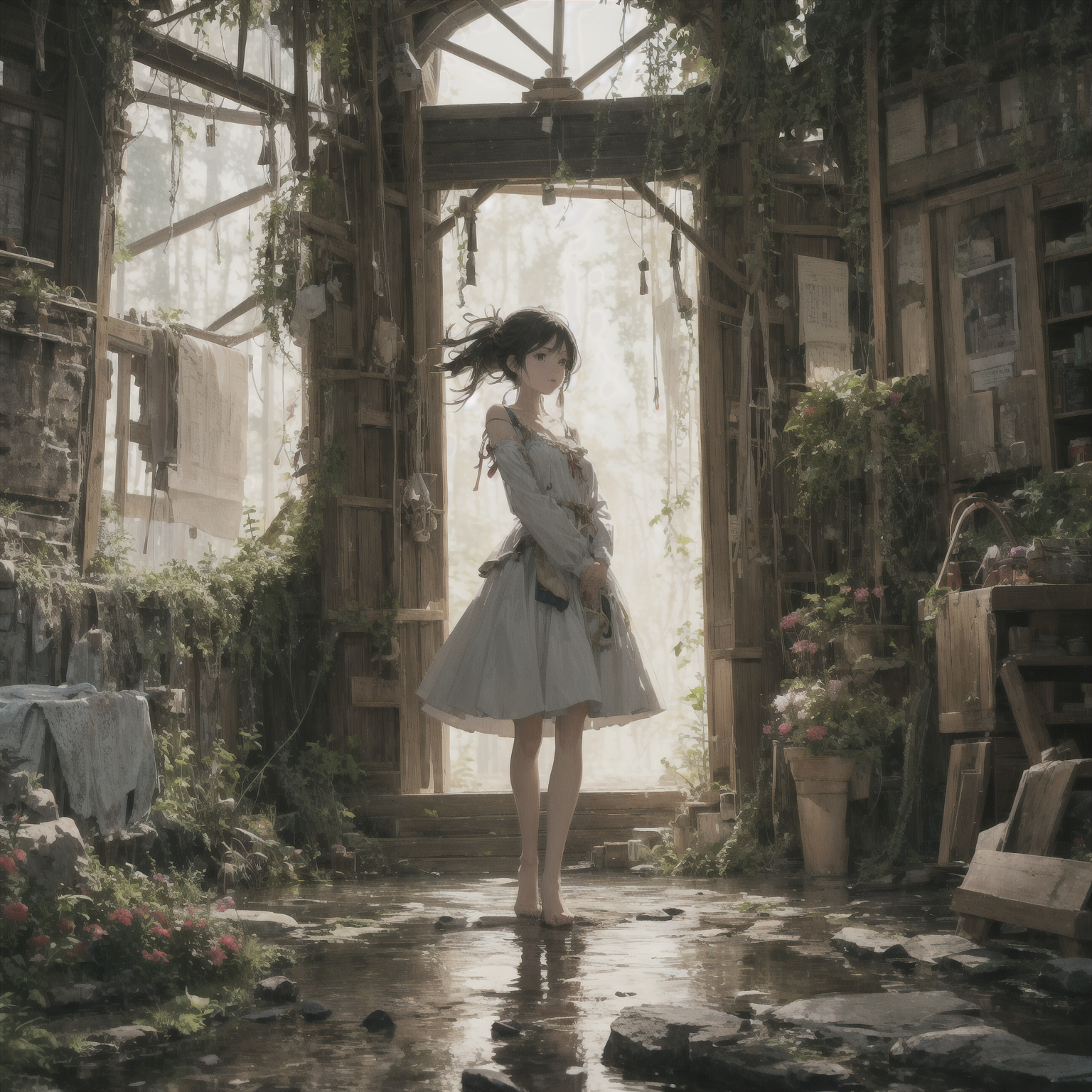 人物を描いたAIイラスト